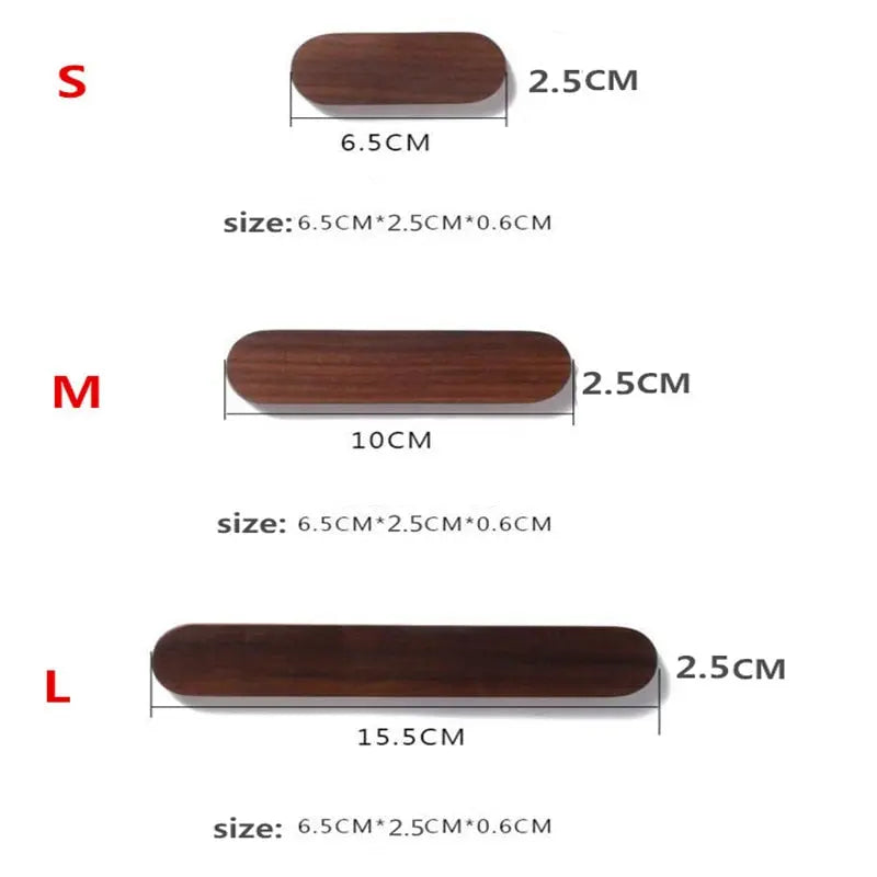 Walnut Wooden Wall Mounted Magnetic Key Organizer Gifts for Designers