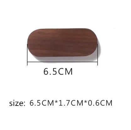Walnut Wooden Wall Mounted Magnetic Key Organizer Gifts for Designers