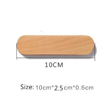 Walnut Wooden Wall Mounted Magnetic Key Organizer Gifts for Designers