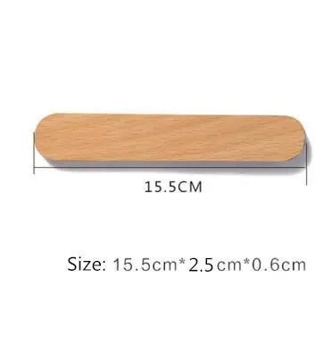 Walnut Wooden Wall Mounted Magnetic Key Organizer Gifts for Designers
