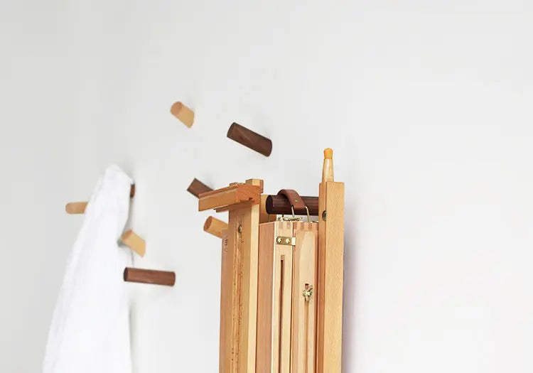Wooden Minimalist Coat Hooks Gifts for Designers