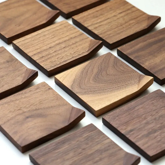 Wooden Folding Corner Tea Set Coaster Gifts for Designers