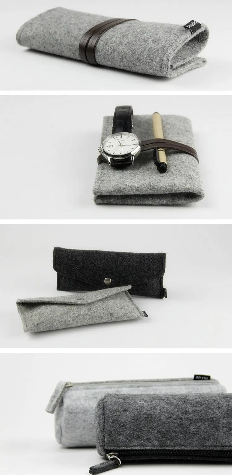 Minimalist style felt pencil cases Gifts for Designers