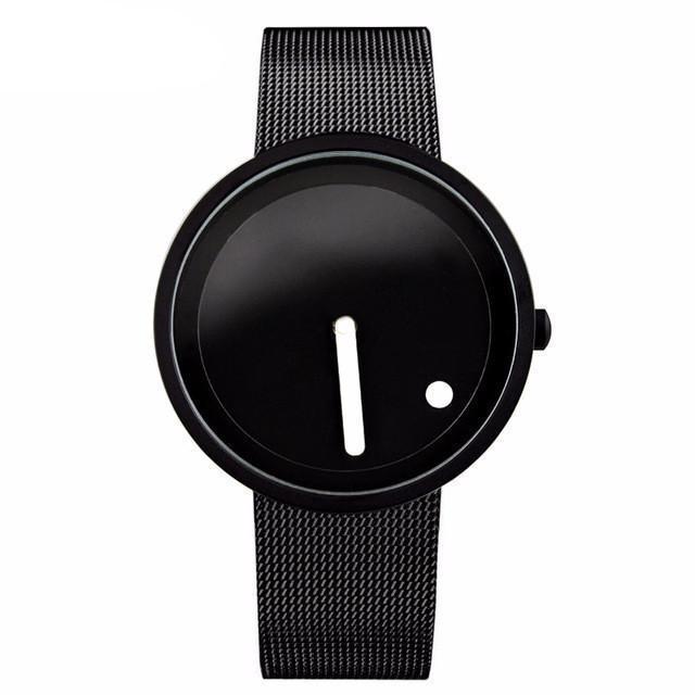 Montre minimaliste en acier inoxydable