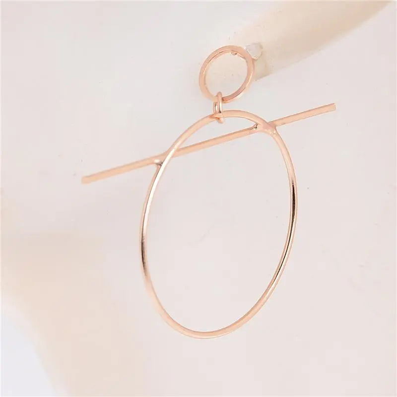 Geometric Hoop and Bar Earrings Gifts for Designers