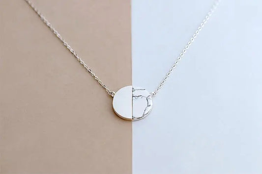 Round Marble Necklace Gifts for Designers
