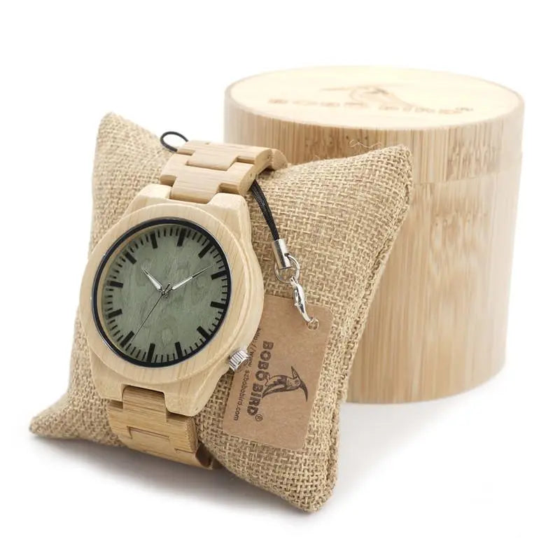 BOBO BIRD Nature Bamboo Watch Gifts for Designers