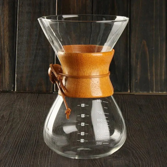 6 Cups Classic Glass Pour Over Coffeemaker Gifts for Designers