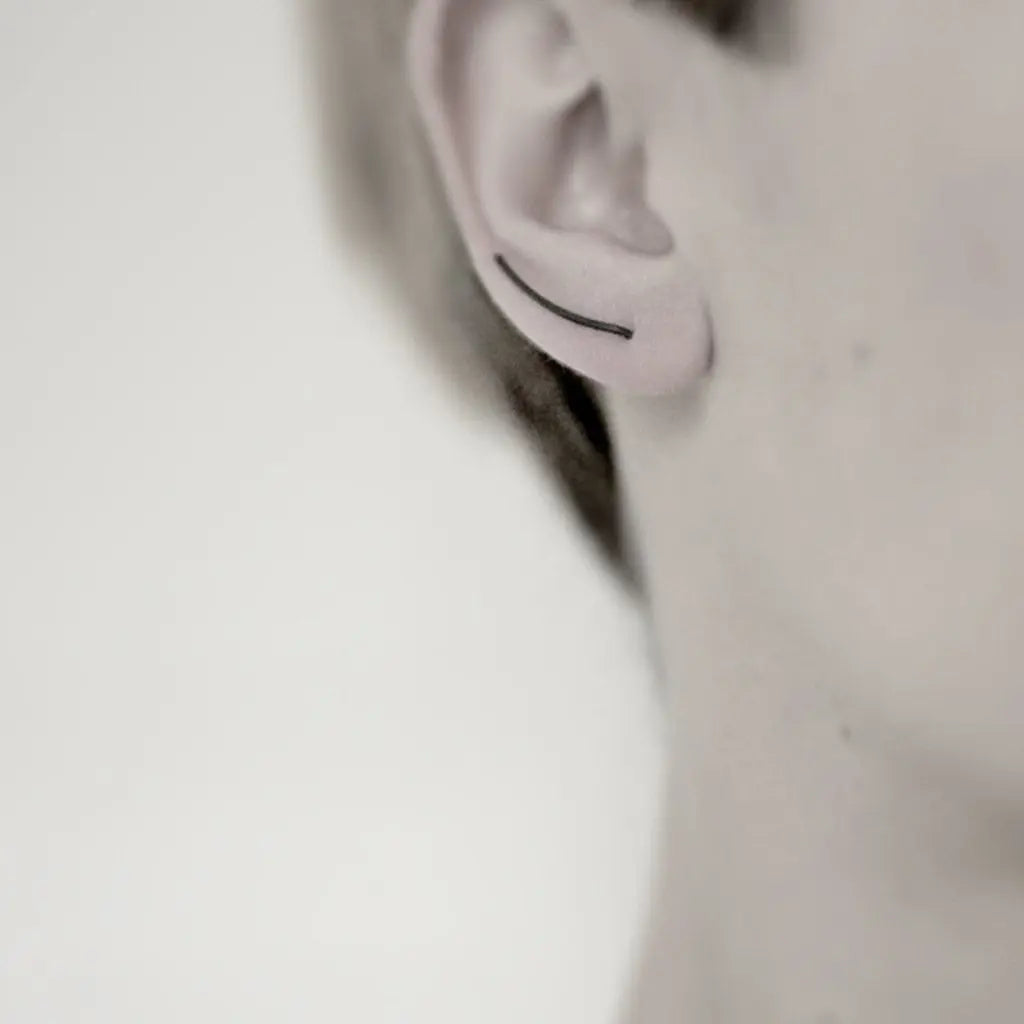 Minimalist Line Bar Earing Gifts for Designers