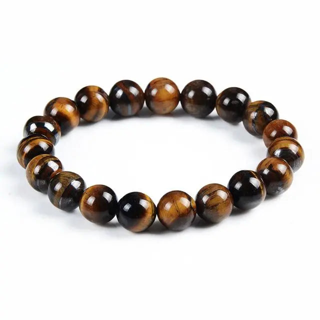 Tiger Eye Lava Crystal Beaded Bracelet Gifts for Designers