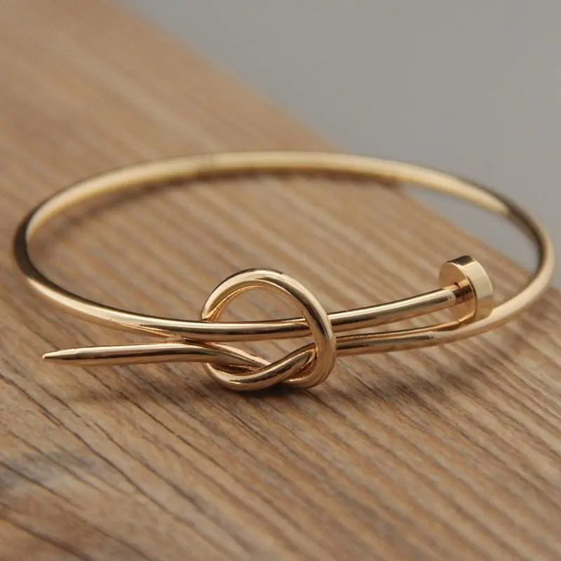 Copper casting nail bracelet Gifts for Designers