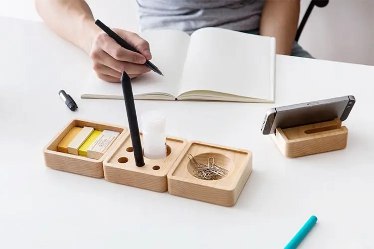 Wooden Desktop Storage System Gifts for Designers