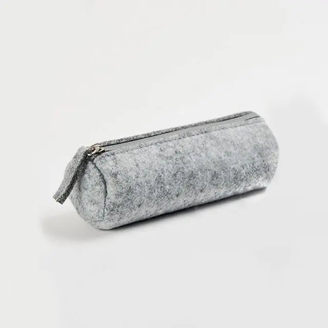 zipper Wool felt pencil case Gifts for Designers