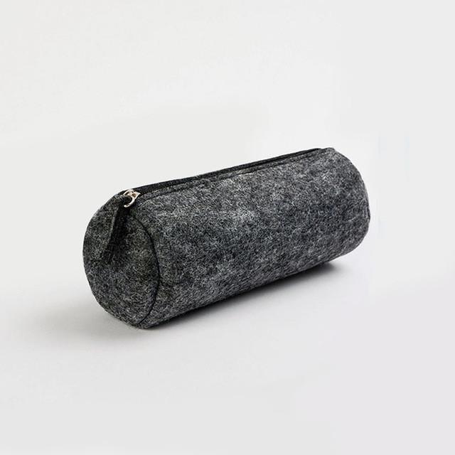 zipper Wool felt pencil case Gifts for Designers