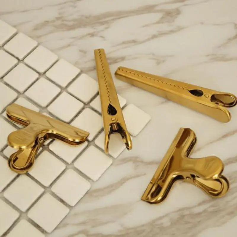 Brass Metal Clips and Coffee Scoop Gifts for Designers