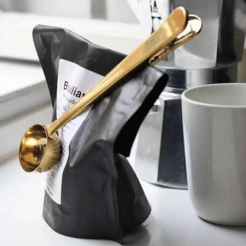 Brass Metal Clips and Coffee Scoop Gifts for Designers