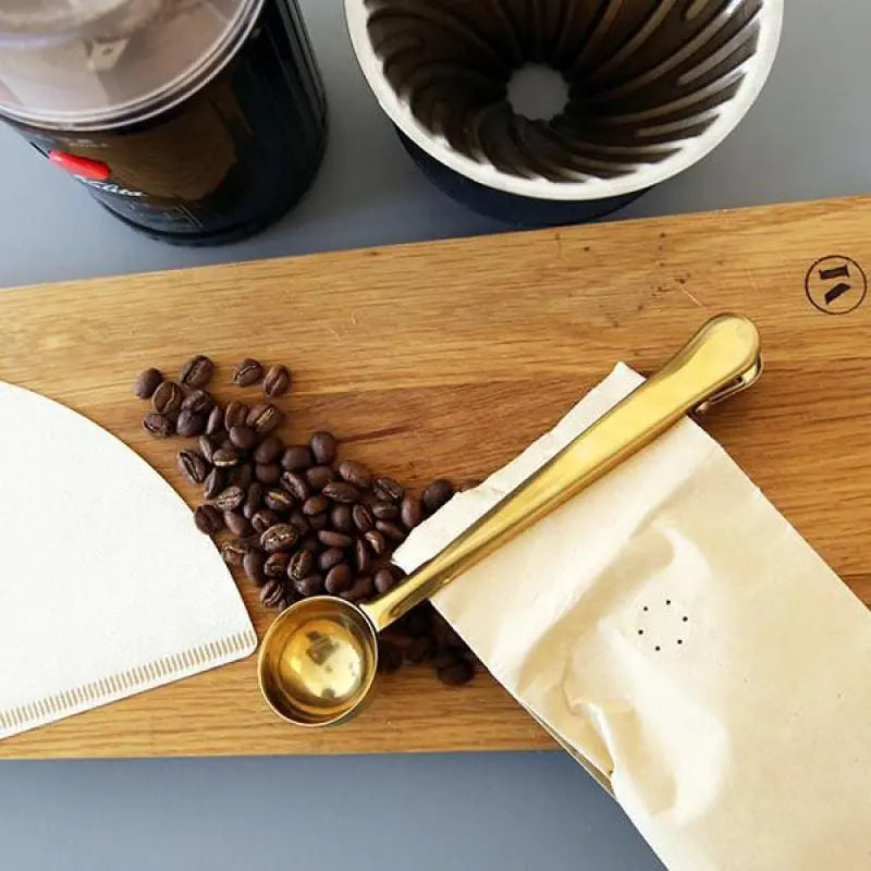 Brass Metal Clips and Coffee Scoop Gifts for Designers