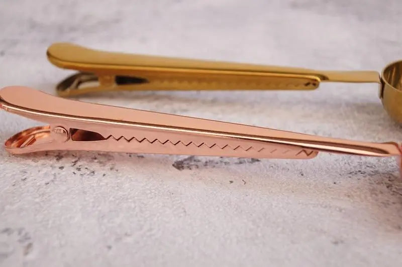 Brass Metal Clips and Coffee Scoop Gifts for Designers