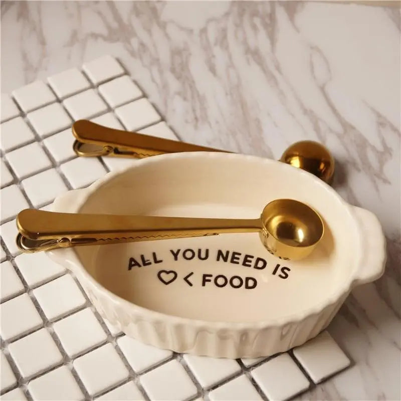 Brass Metal Clips and Coffee Scoop Gifts for Designers