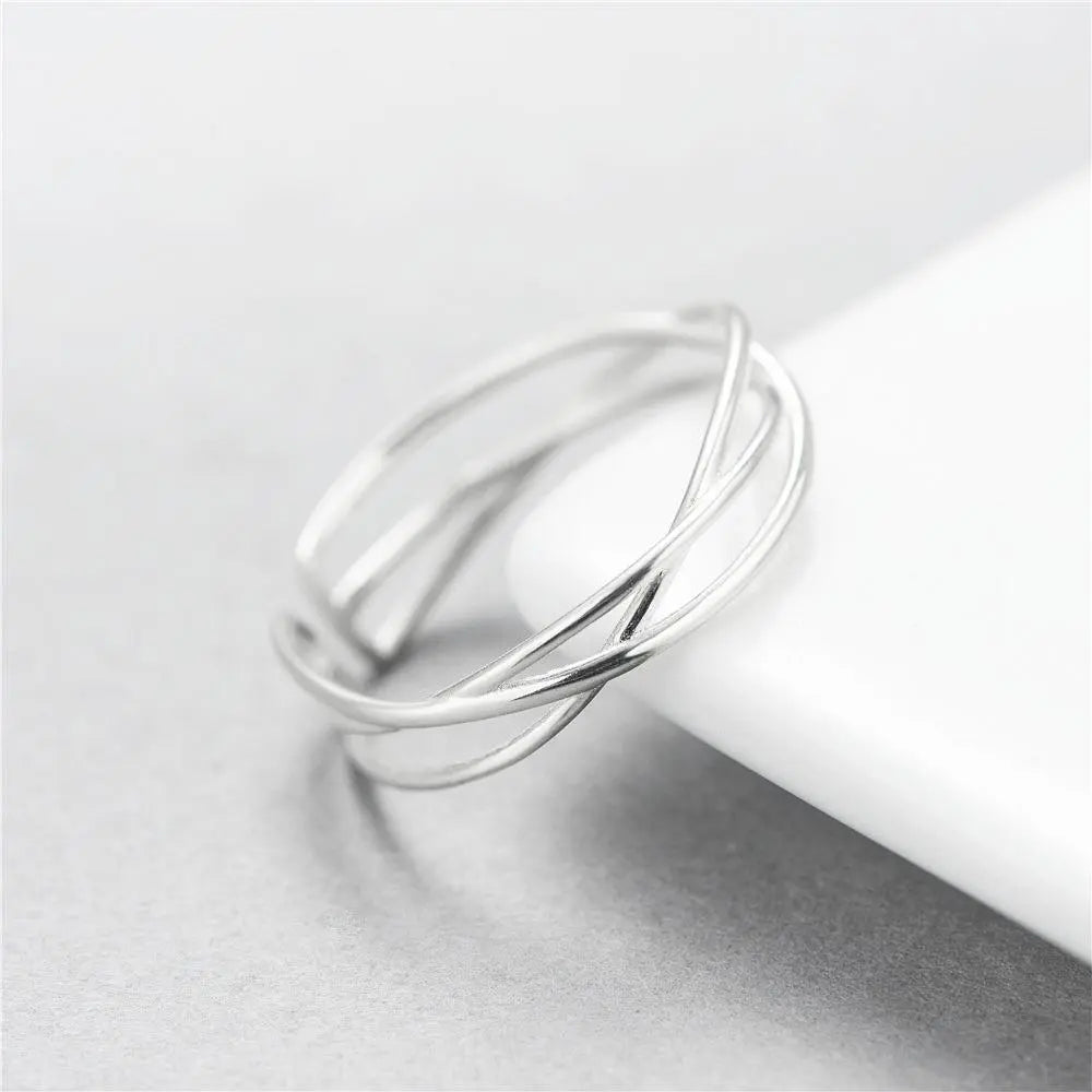 Woven Wire Sterling Silver Ring Gifts for Designers