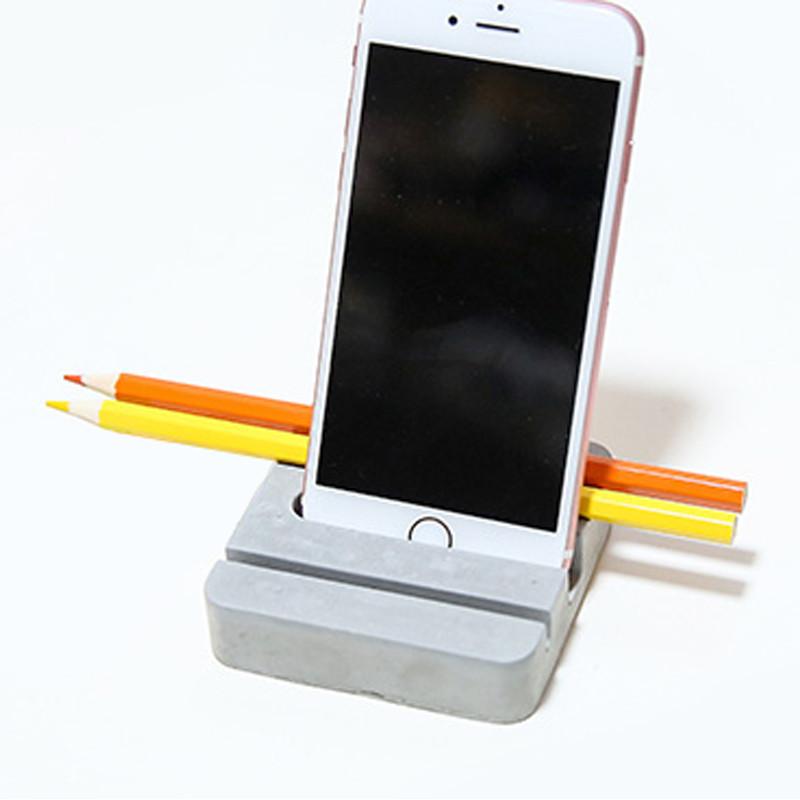 4pcs/set Creative Cement Desk Organizer Gifts for Designers