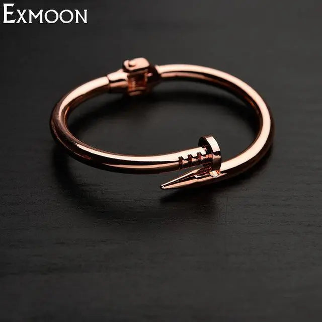 Titanium Nail Bracelet Gifts for Designers