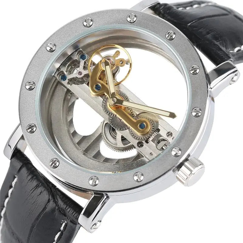 The Mechanic - Automatic Transparent Mechanical Watch Gifts for Designers