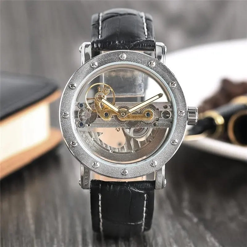 The Mechanic - Automatic Transparent Mechanical Watch Gifts for Designers