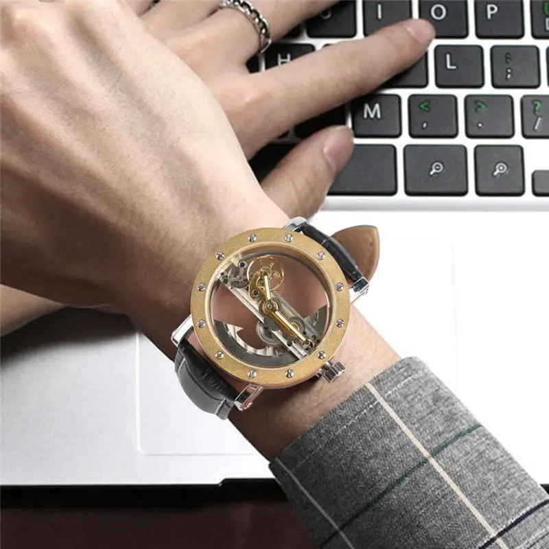 The Mechanic - Automatic Transparent Mechanical Watch Gifts for Designers