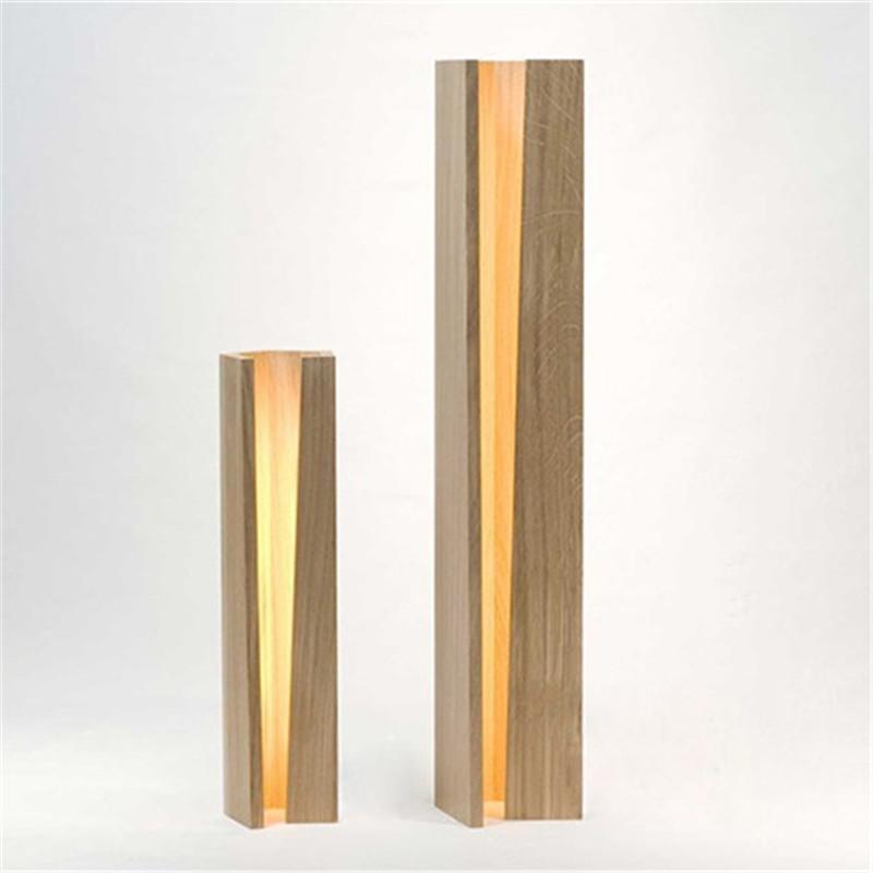 Modern Wood Slit Table Lamp Gifts for Designers