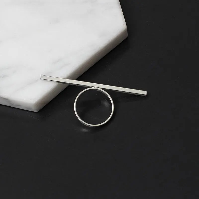 Long Bar Minimalist Ring Gifts for Designers
