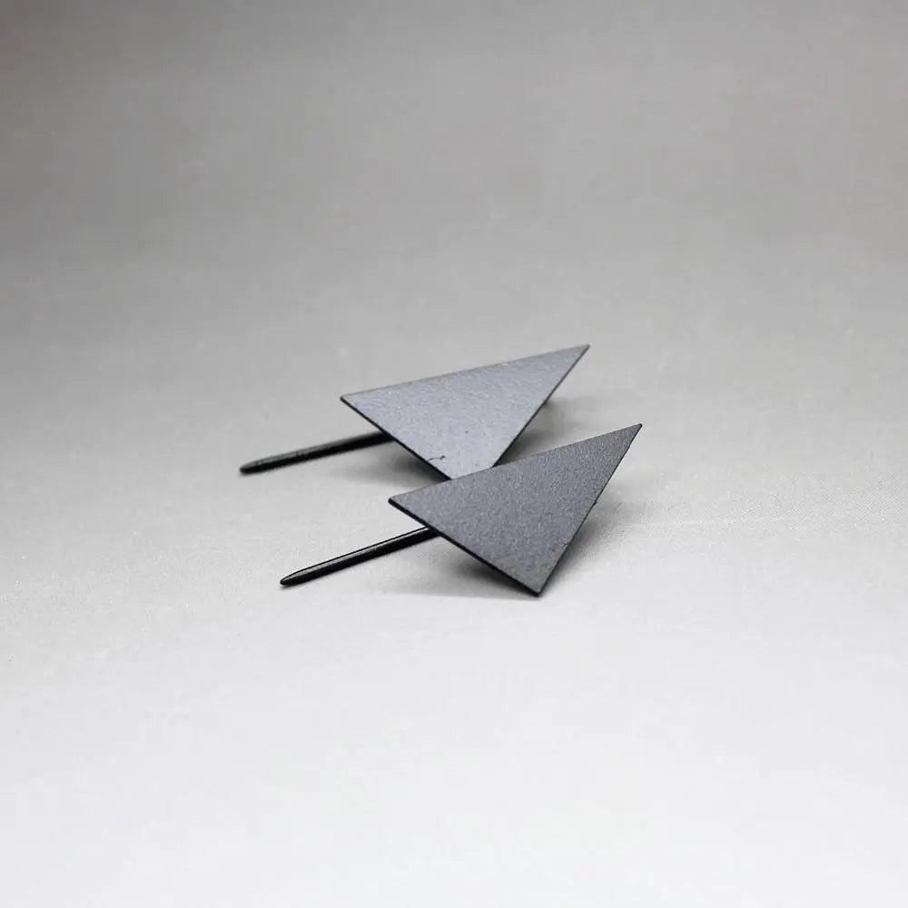 Simple Geometric Triangle Stud Earrings Gifts for Designers