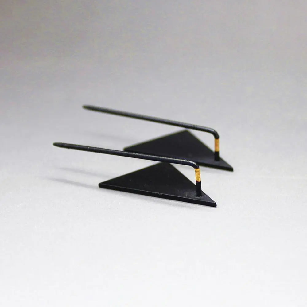Simple Geometric Triangle Stud Earrings Gifts for Designers