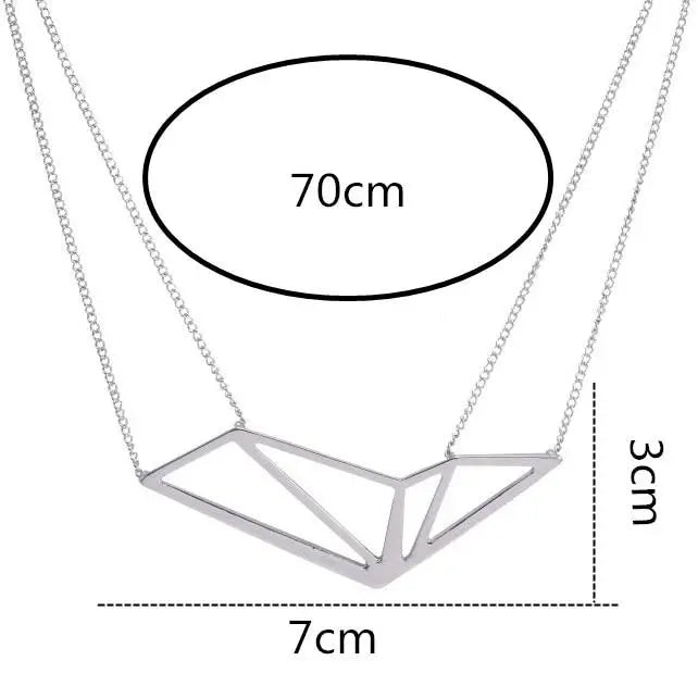 Large Abstract Polygon Pendant Gifts for Designers