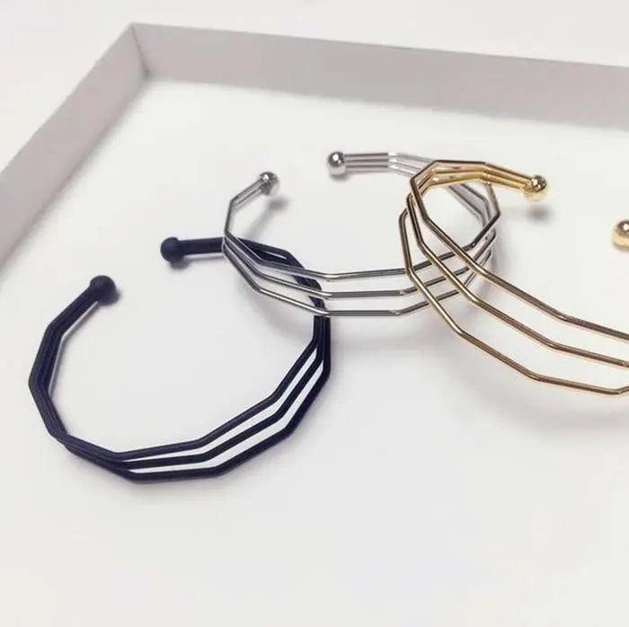 Copper Polygon Bracelet Gifts for Designers