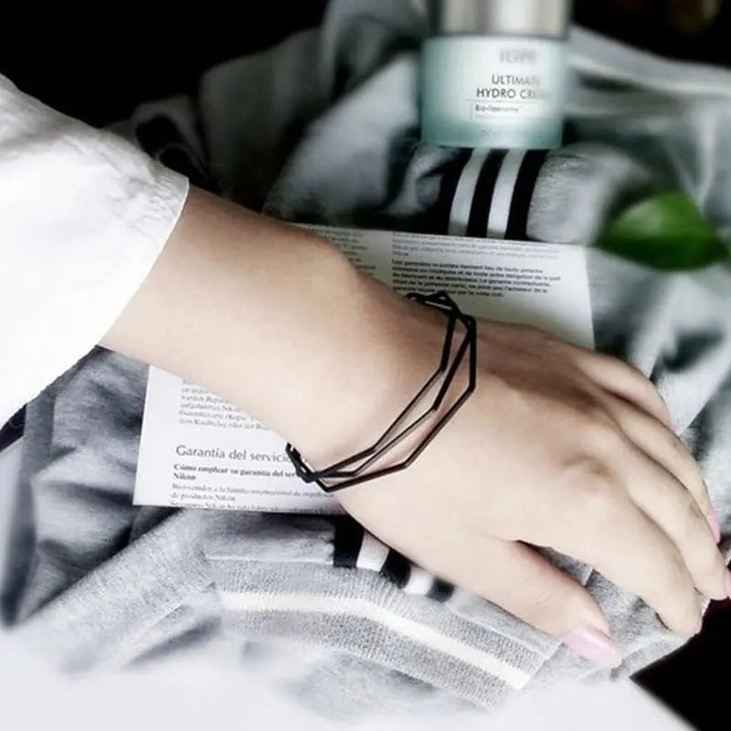 Copper Polygon Bracelet Gifts for Designers