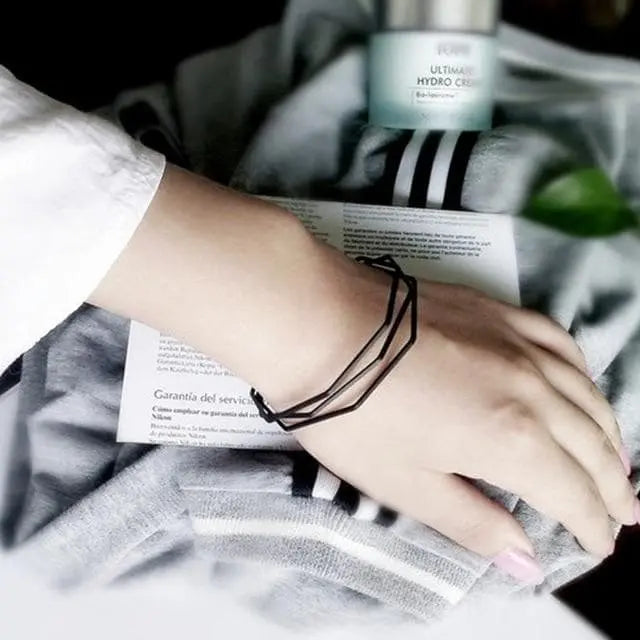 Copper Polygon Bracelet Gifts for Designers