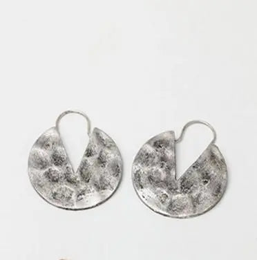 Round Vintage Earrings Zinc Alloy Gifts for Designers