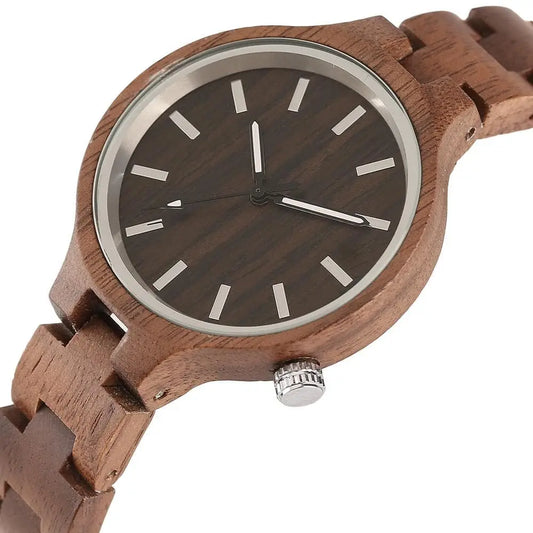 Woman's Nature Wooden Watch Gifts for Designers