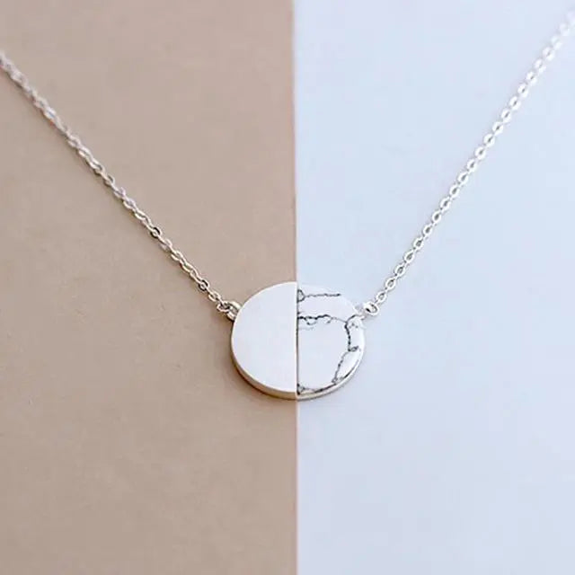 Round Marble Necklace Gifts for Designers