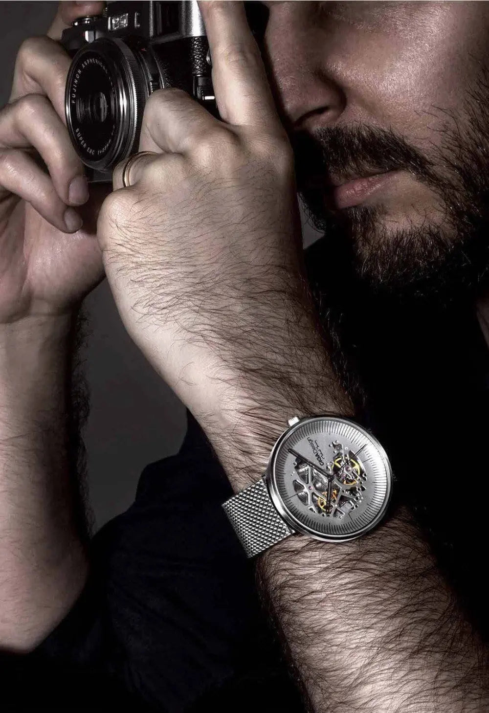 iF Design Gold Award Hollow Minimalist Mechanical Watch Gifts for Designers