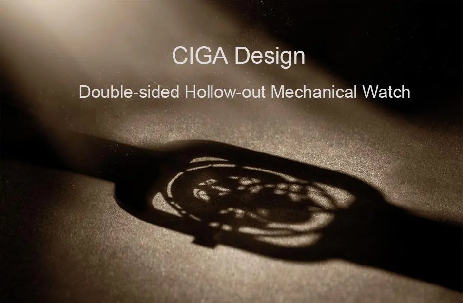 Hollowed-out Square Face Mechanical Wristwatch Gifts for Designers