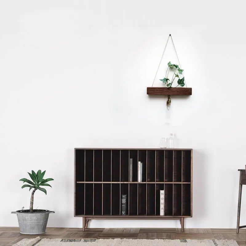 Wood Hydroponic Wall Plant Vase Gifts for Designers