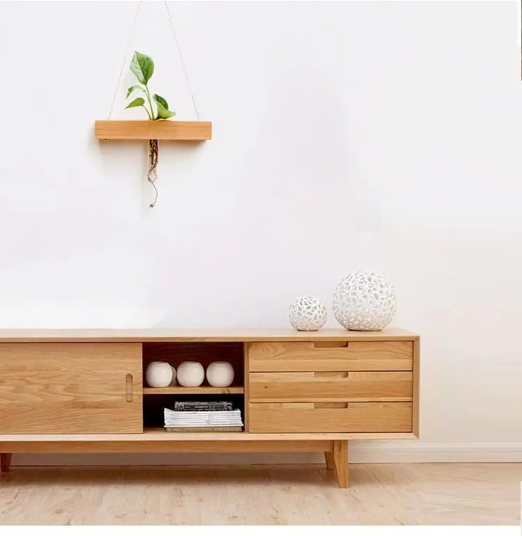 Wood Hydroponic Wall Plant Vase Gifts for Designers