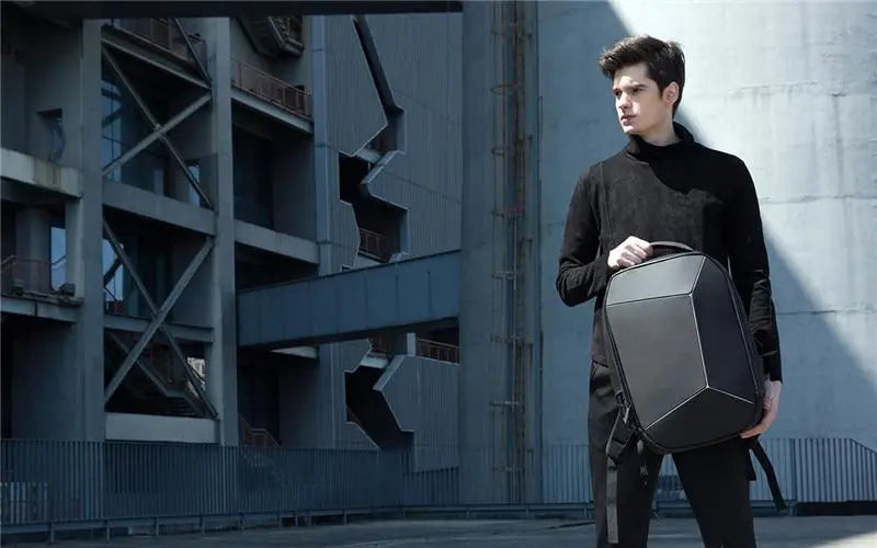 15.6" Origami Inspired Hard Shell Geometric Backpack Gifts for Designers