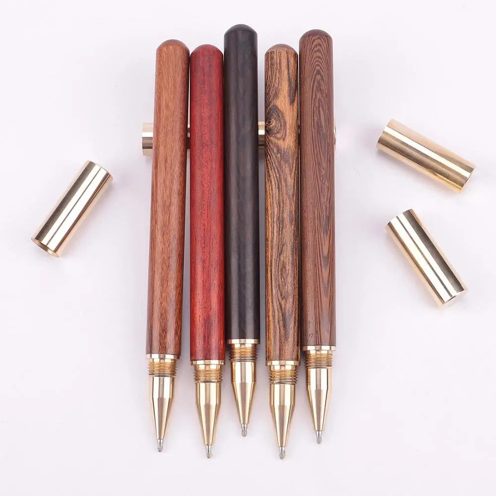 Wooden Brass Ballpoint Pen Gifts for Designers