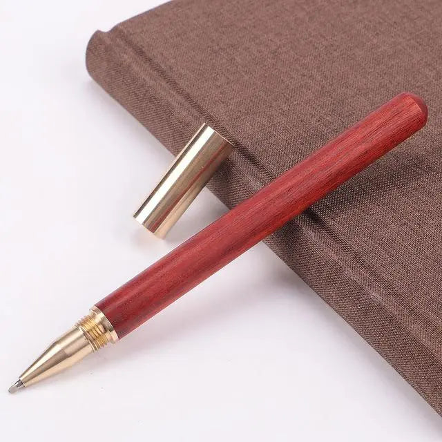Wooden Brass Ballpoint Pen Gifts for Designers