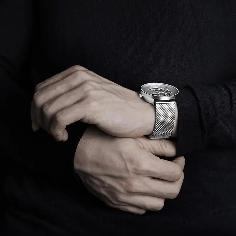 iF Design Gold Award Hollow Minimalist Mechanical Watch Gifts for Designers