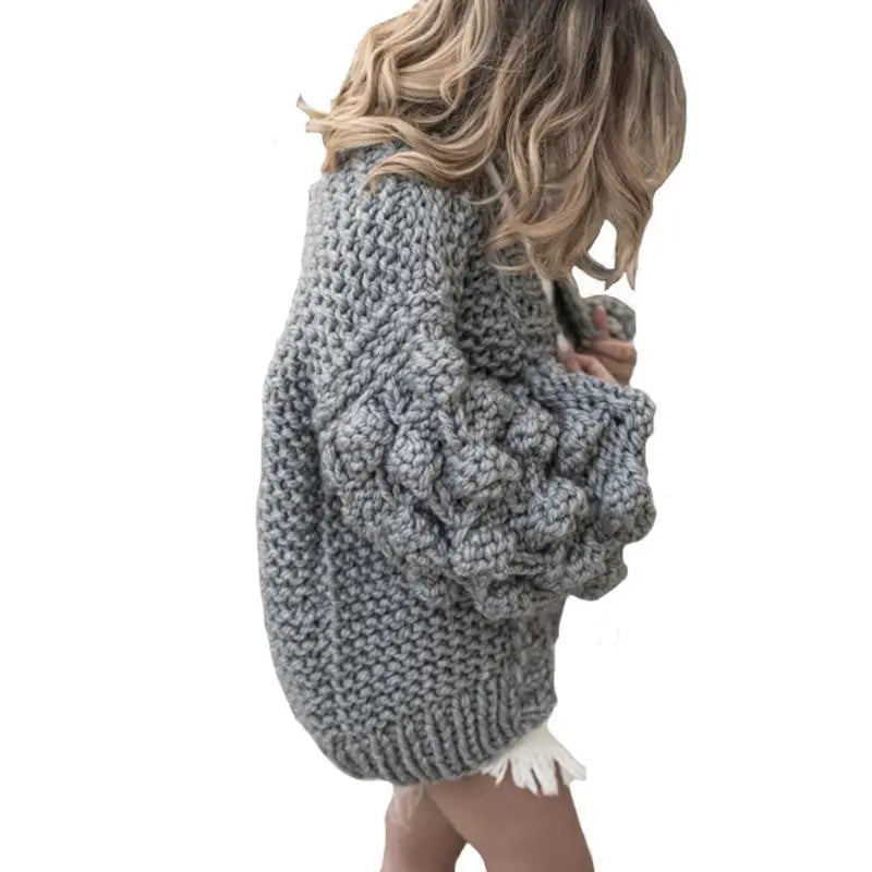Super Chunky Knit Cardigan | Chunky Knit Sweater Gifts for Designers