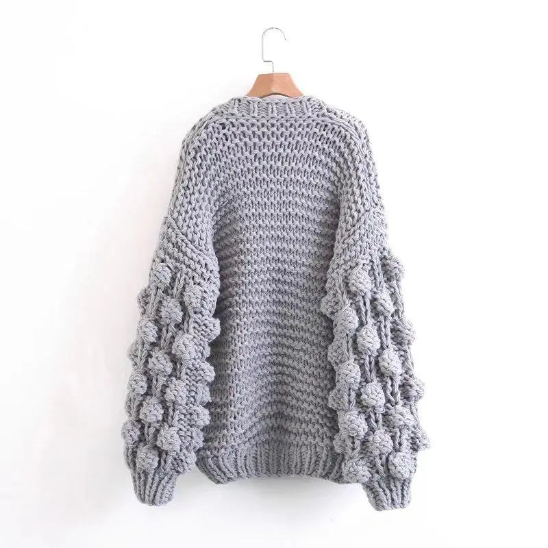 Super Chunky Knit Cardigan | Chunky Knit Sweater Gifts for Designers